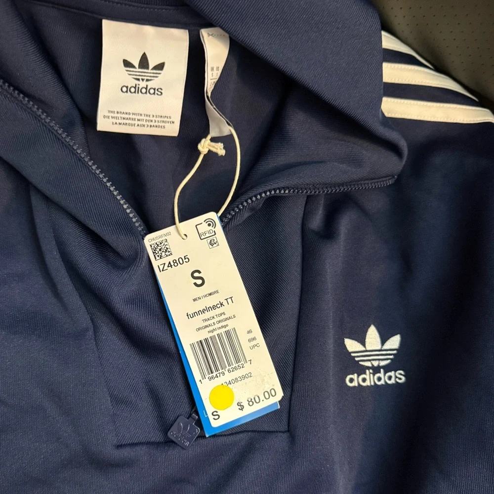 ADIDAS Men's Funnelneck Track Top, NWT